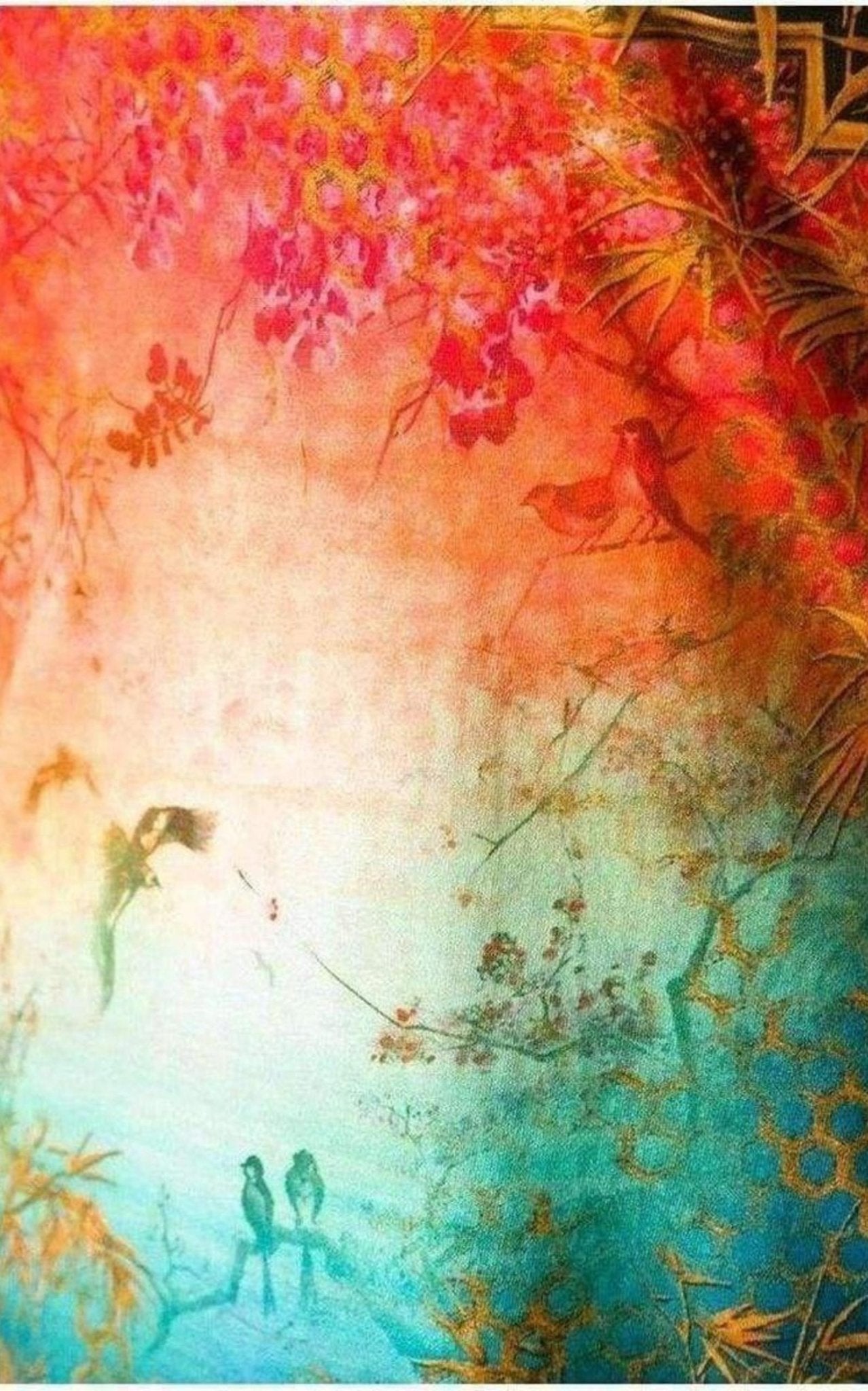 Balmain Cotton Oriental Print Tank Top - Runway Catalog