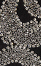 Balmain Crystal And Beads Fringe Black Cotton Shirt - Runway Catalog