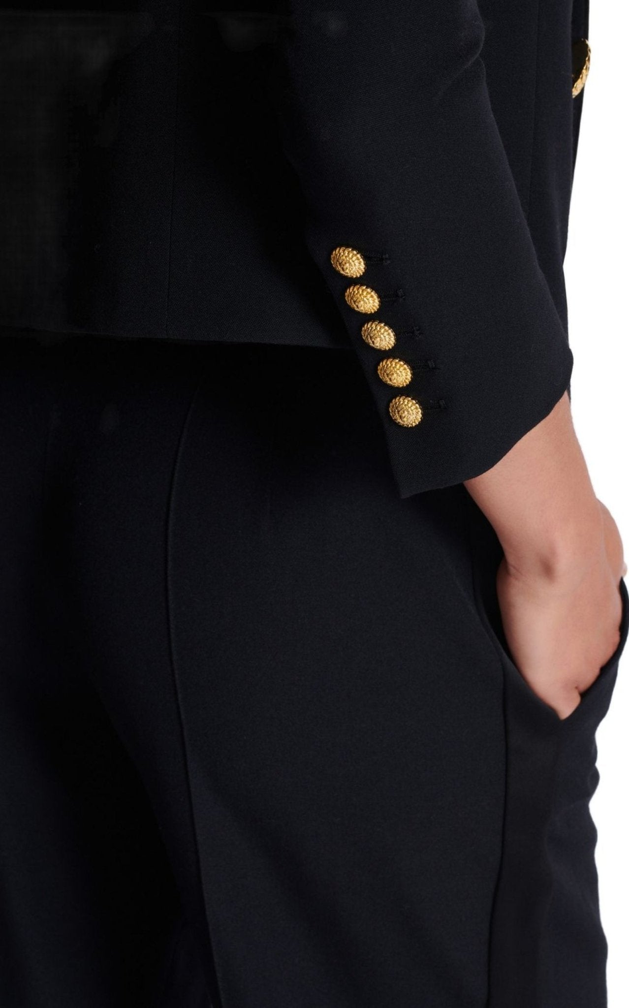 Balmain Edge to Edge 6 Button Blazer - Runway Catalog