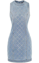 Balmain Embellished Denim Mini Dress - Runway Catalog