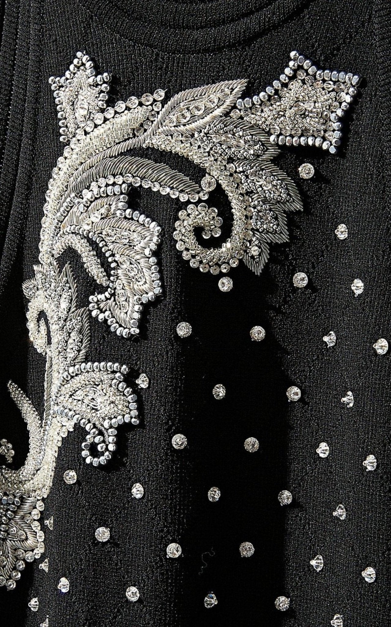 Balmain Embroidered Knit Midi Dress - Runway Catalog