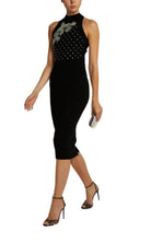 Balmain Embroidered Knit Midi Dress - Runway Catalog