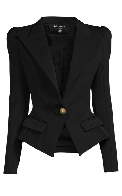 Balmain Flap - pockets Single - breasted Blazer - Runway Catalog