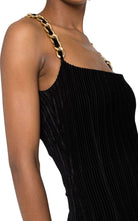 Balmain Front Slit Chain Linked Maxi Dress - Runway Catalog