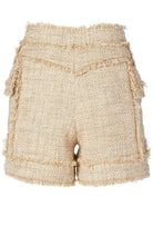 Balmain High - rise cotton - blend tweed shorts - Runway Catalog