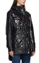 Balmain High - shine Hooded Jacket - Runway Catalog