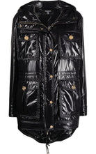 Balmain High - shine Hooded Jacket - Runway Catalog