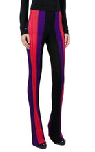 Balmain High Waist Ribbed Striped Pants - Runway Catalog