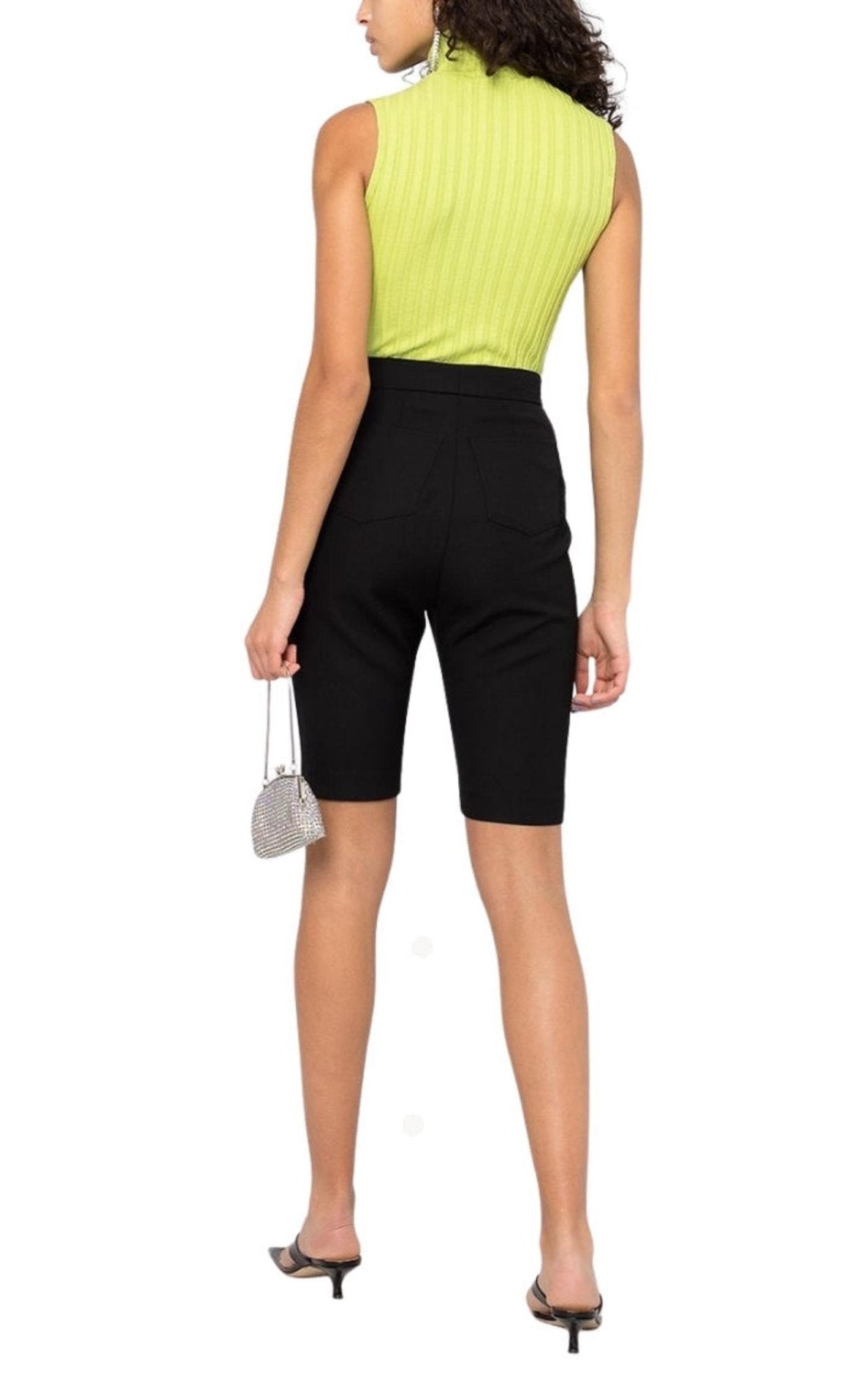 Balmain High - waisted Knee - length Wool Shorts - Runway Catalog