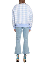 Balmain Houndstooth Cotton - blend Tweed Bomber Jacket - Runway Catalog