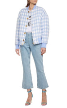 Balmain Houndstooth Cotton - blend Tweed Bomber Jacket - Runway Catalog