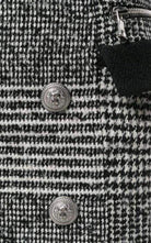 Balmain Houndstooth High - Rise Wool - Blend Mini Skirt - Runway Catalog