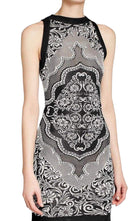Balmain Jacquard Lace Print Mini Dress - Runway Catalog