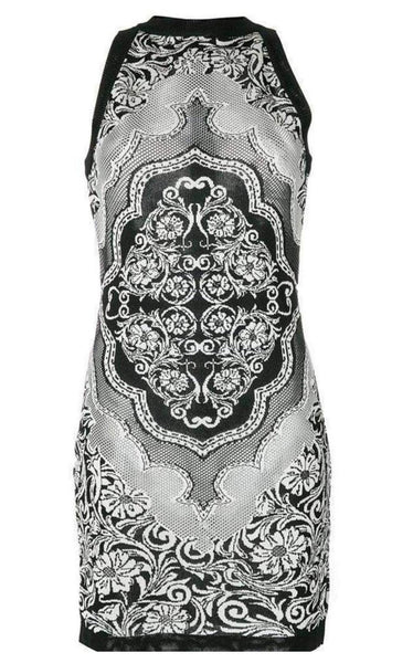 Balmain Jacquard Lace Print Mini Dress – Runway Catalog