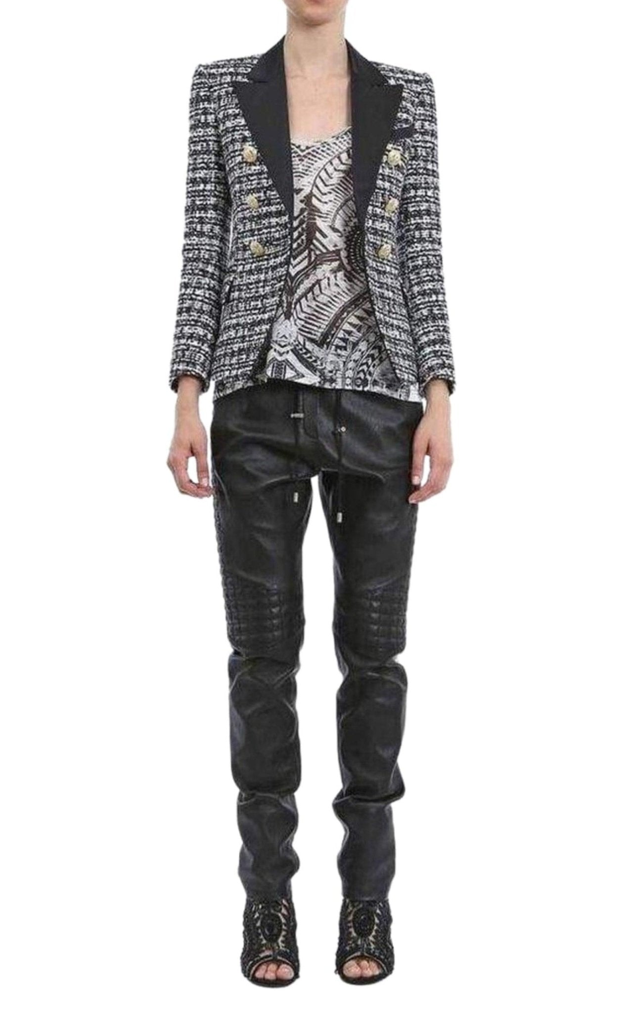 Balmain Leather Trouser Pants - Runway Catalog