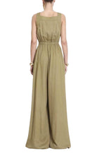Balmain Light khaki Military Jumpsuit - Runway Catalog