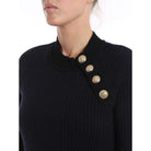 Balmain Merino Wool Crew Neck Pullover - Runway Catalog