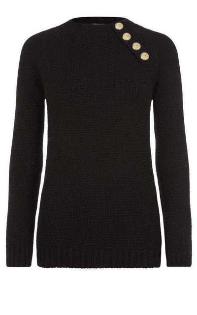 Balmain Merino Wool Crew Neck Pullover - Runway Catalog