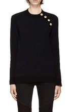 Balmain Merino Wool Crew Neck Pullover - Runway Catalog
