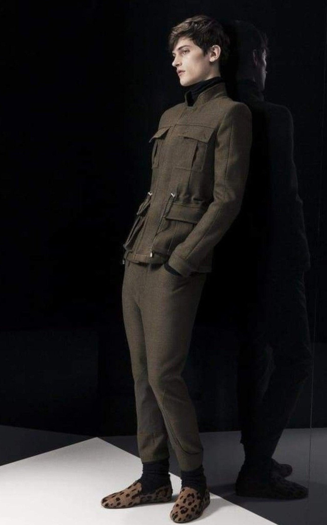 Balmain Military Olive Green Basic Wool Jacket – Runway Catalog