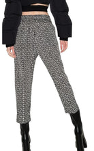 Balmain Monogram Print Cropped Track Pants - Runway Catalog