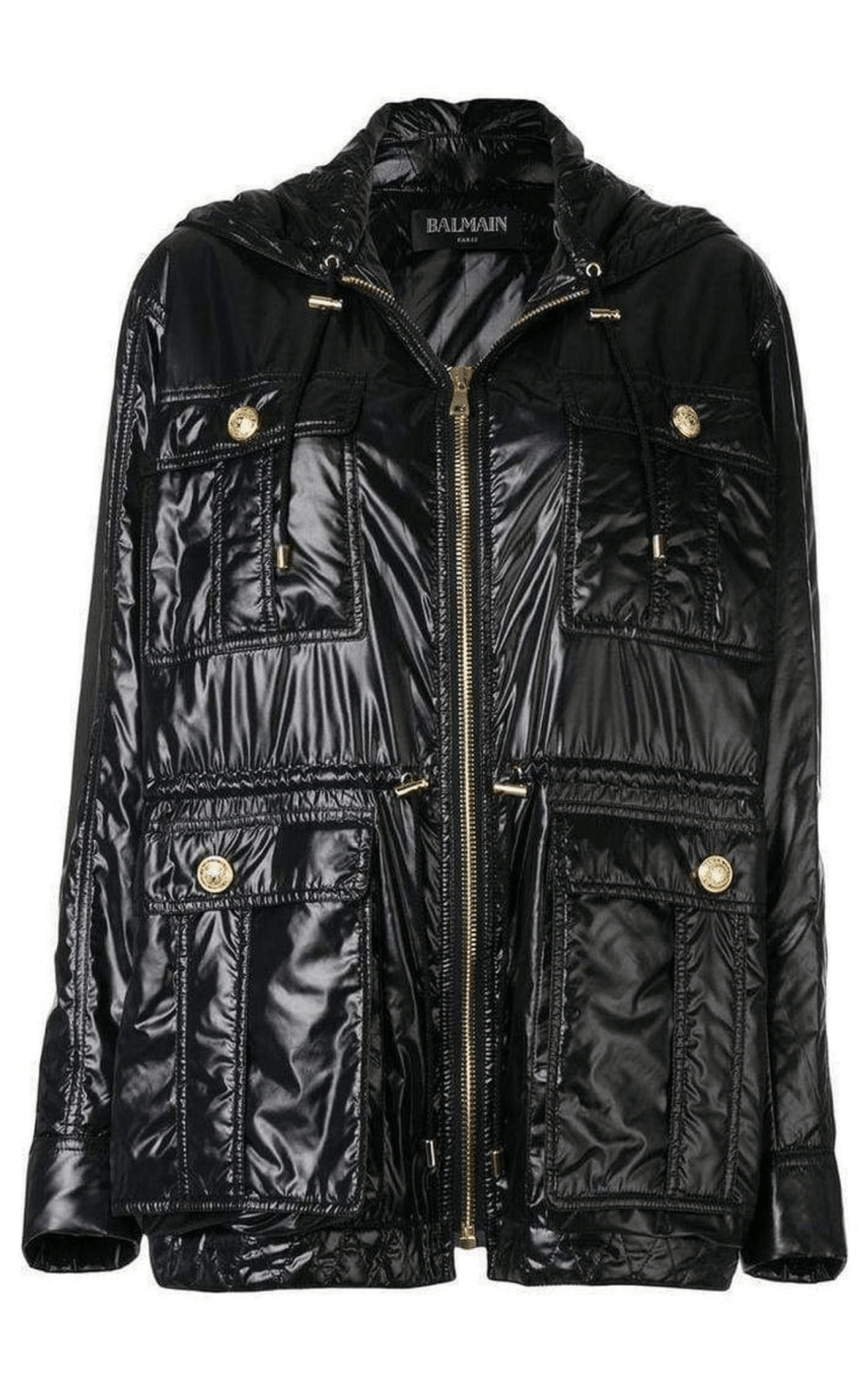 Balmain Multi - Pocket Parka Jacket - Runway Catalog