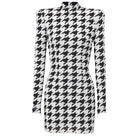 Balmain Patterned Mini Dress - Runway Catalog