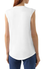 Balmain Printed Logo Sleeveless T-shirt - Runway Catalog