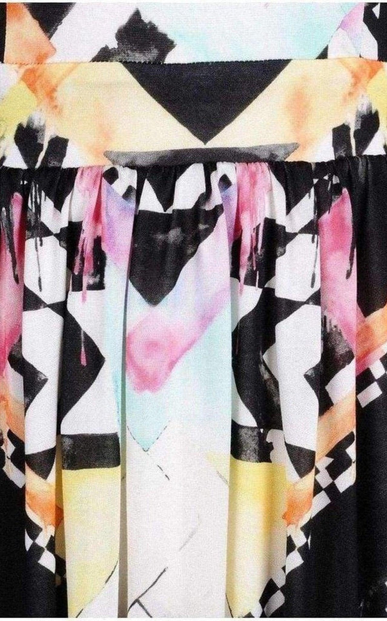 Balmain Printed Silk Jersey Mini Dress - Runway Catalog