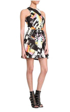 Balmain Printed Silk Jersey Mini Dress - Runway Catalog