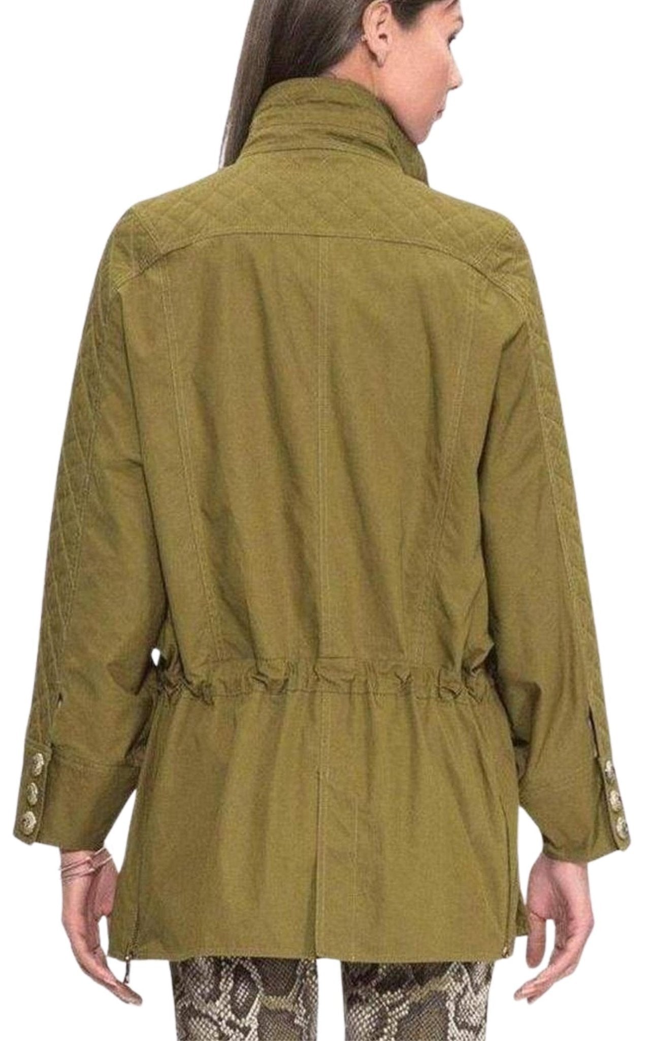 Balmain Quilted Trench Coat - Runway Catalog