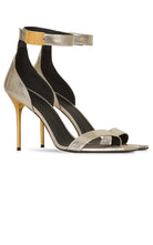 Balmain Reptile - effect Uma Sandals - Runway Catalog