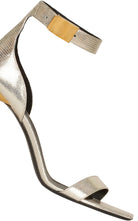 Balmain Reptile - effect Uma Sandals - Runway Catalog