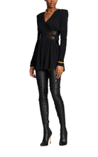 Balmain Sequin - embellished V - neck Mini Dress - Runway Catalog