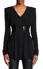 Balmain Sequin - embellished V - neck Mini Dress - Runway Catalog