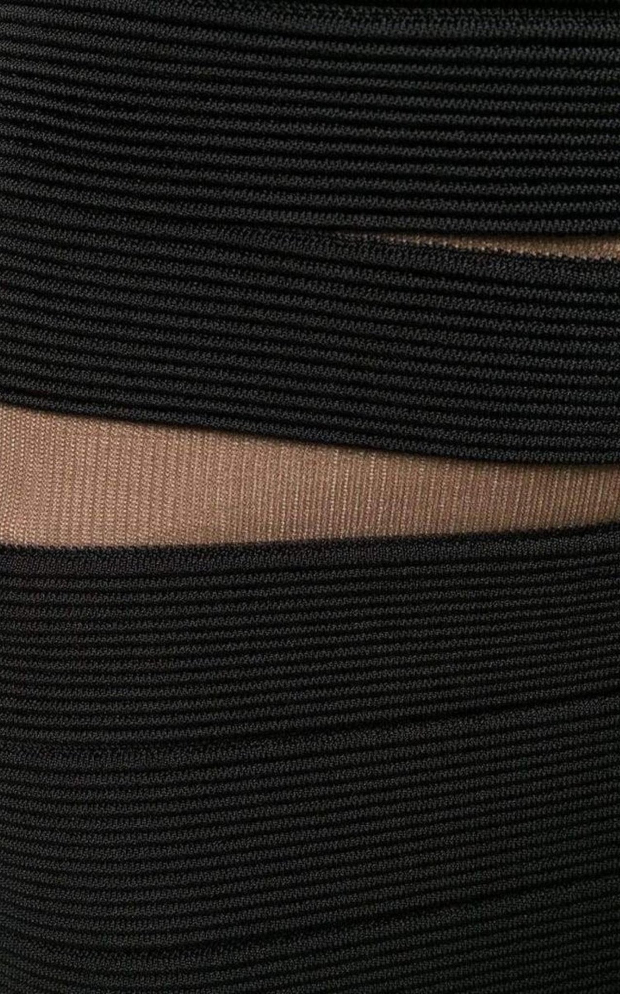 Balmain Sheer Fitted Mini Skirt - Runway Catalog