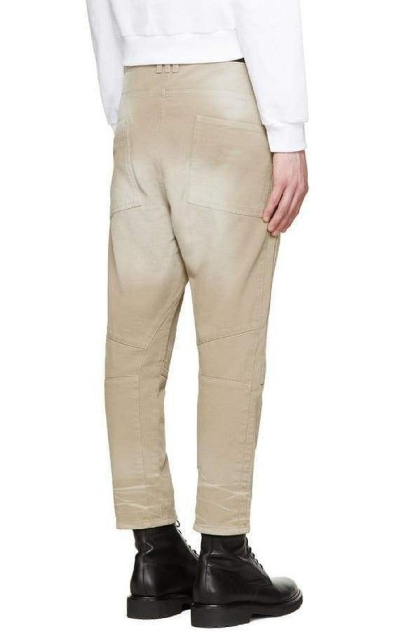BALMAIN Paris サイズ34 スキニーデニム ベージュ Balmain // Beige Cotton Exposed Zip Jeans – VSP Consignment
