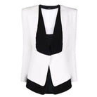 Balmain Two - tone Crepe Blazer - Runway Catalog