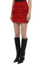 Balmain Zipped Tweed Mini Skirt - Runway Catalog