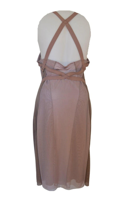 BCBGMAXAZRIA Abbie Sleeveless Contrast - Lace Dress - Runway Catalog