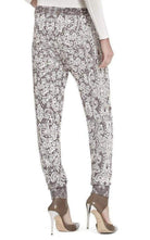 BCBGMAXAZRIA Alder Relief Jacquard Lace Silk Blend Sweat pant - Runway Catalog