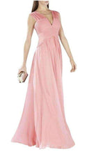 BCBGMAXAZRIA Astella Sleeveless Shirred Gown - Runway Catalog