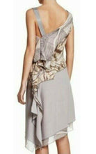 BCBGMAXAZRIA Asymmetrical Silk Dress - Runway Catalog