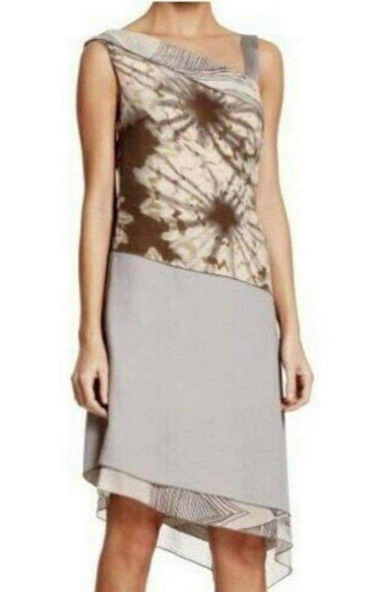 BCBGMAXAZRIA Asymmetrical Silk Dress - Runway Catalog