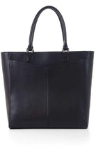 BCBGMAXAZRIA Avery Black Leather Tote Bag - Runway Catalog