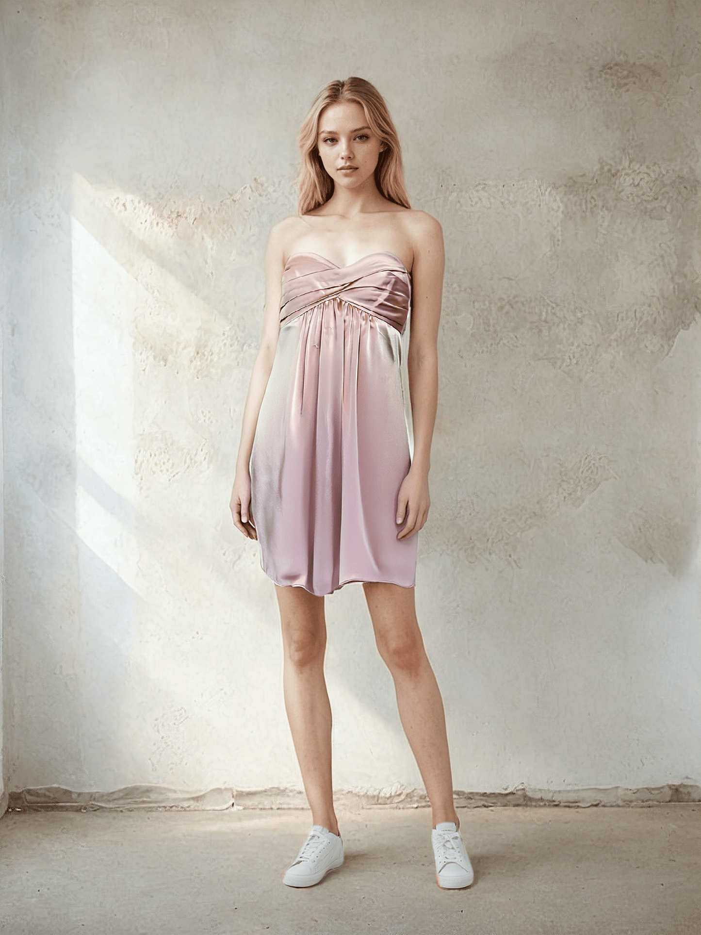 BCBGMAXAZRIA Back Bow Mini Dress - Runway Catalog