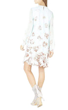 BCBGMAXAZRIA Bailee Long Sleeve Flounce Hem Dress - Runway Catalog