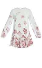 BCBGMAXAZRIA Bailee Long Sleeve Flounce Hem Dress - Runway Catalog