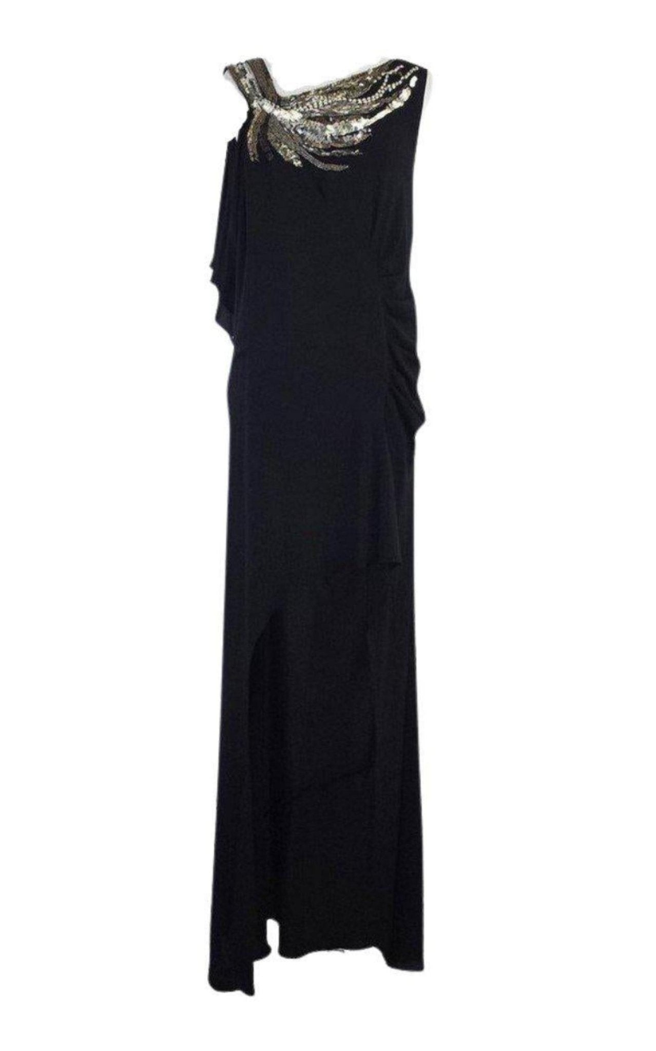 BCBGMAXAZRIA Beaded High Low Gown - Runway Catalog