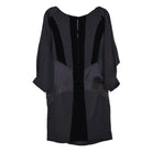 BCBGMAXAZRIA Black Bat Sleeve Mini Dress - Runway Catalog